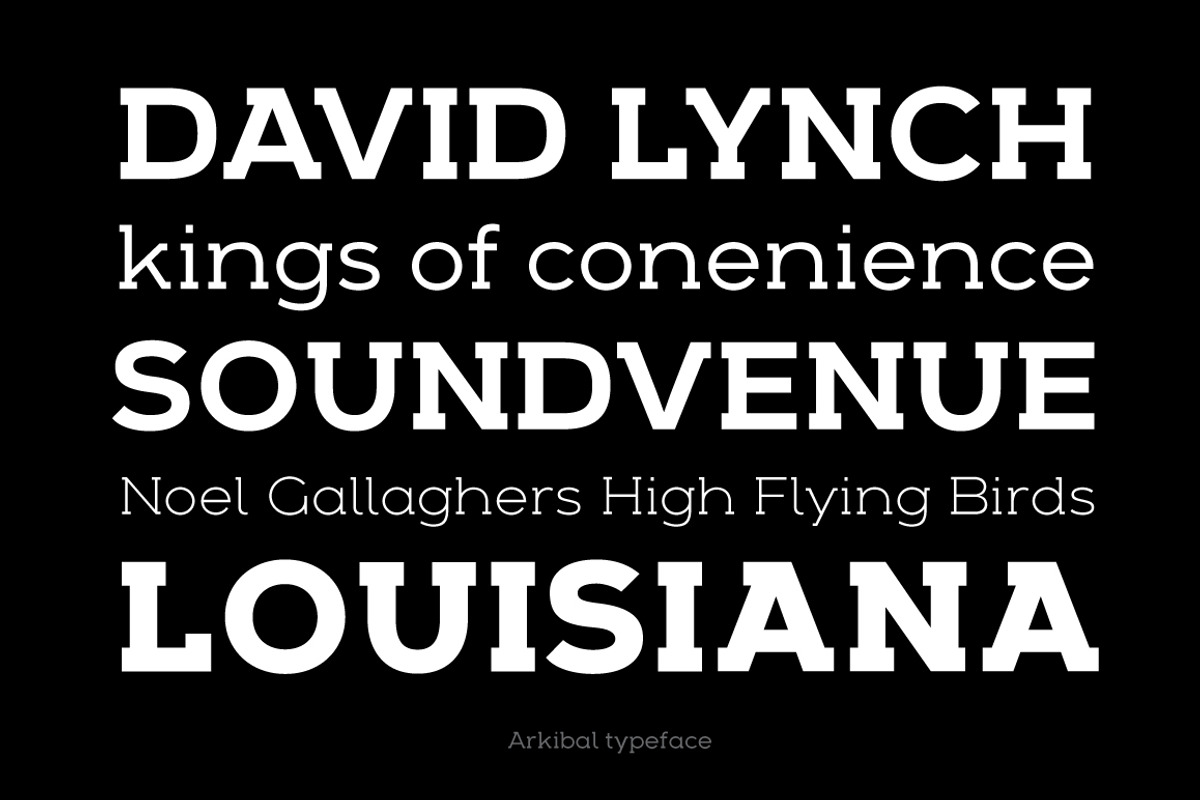 The Arkibal Collection - Bundle, a Sans Serif Font by Jan-Christian Bruun (Photo 16 of 23)