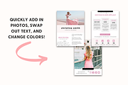 3-Page Pink Media Kit Canva Template, a Presentation Template by The Template Lounge (Thumbnail 3 of 4)