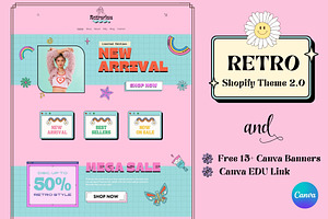 Retro Pink Shopify 2.0 Theme