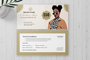 Clothing And Apparel Gift Voucher, a Card Template by MightyDesign (Thumbnail 1 of 6)