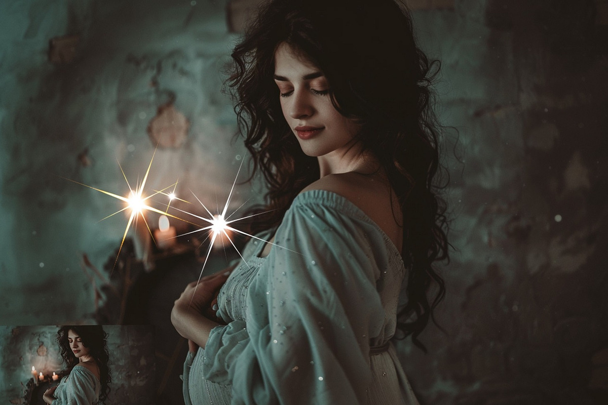 Sparkle Lens Flare Transparent PNG, a Layer Style Add-On by Walllow Creatives (Photo 3 of 8)