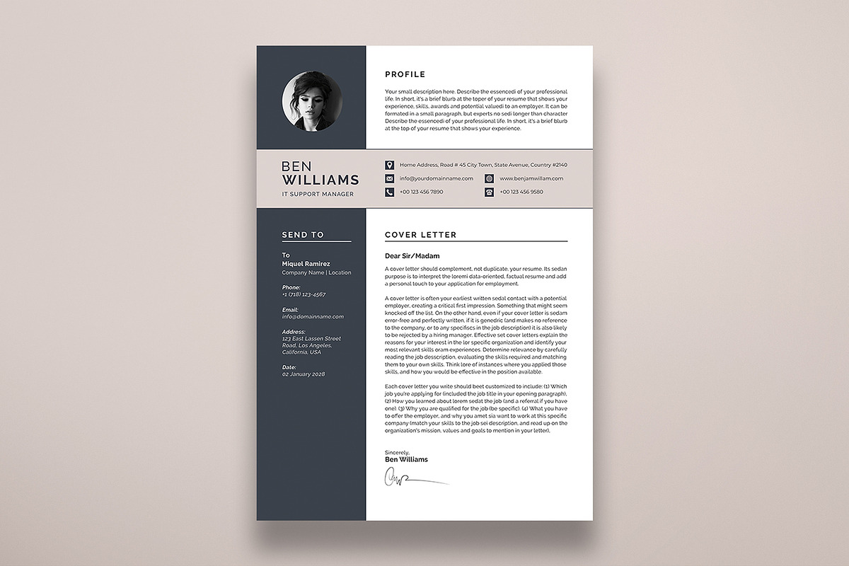Resume, a Resume Template by DesignDevisers (Photo 3 of 10)