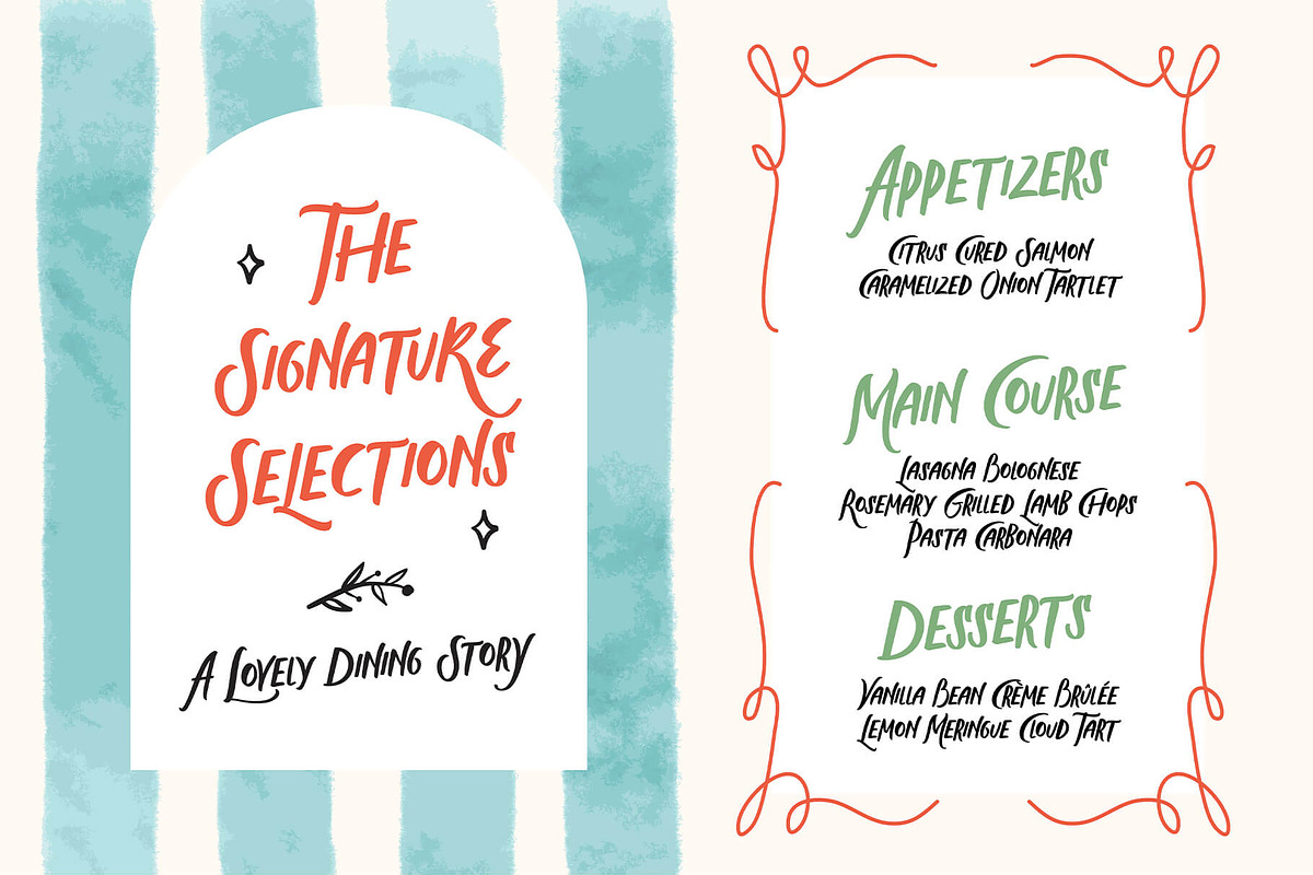 Lemonfields - Cute Handwritten Font, a Handwritten Font by Get Studio (Photo 2 of 11)