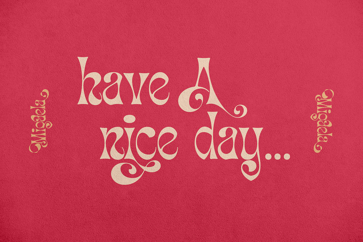 Migaela, a Font by nurrontype (Photo 15 of 15)