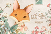 Animal Portraits & flowers, an Animal Illustration by Lisa Glanz (Thumbnail 1 of 12)