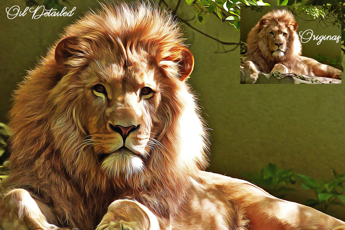 83%SALE! Mixed Oil Painting  Actions, an Action Add-On by Jacpot007 (Photo 45 of 54)