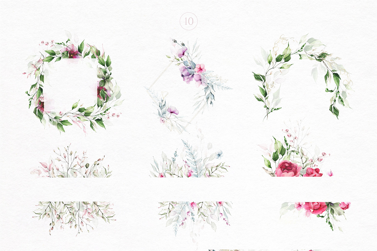 Delightful Nature. Floral watercolor, an Object Illustration by Khrys.art (Photo 7 of 18)