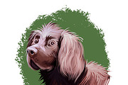 Most Popular Dog Breeds Pet Portrait, an Animal Illustration by Dneprstock (Thumbnail 10 of 23)