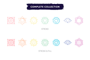 The Seven Chakras Icons, an Icon by Caroline Mackay (Thumbnail 2 of 7)