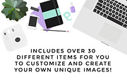 Blogger Desktop Mockup, an iPhone Mockup by laurenschroer (Thumbnail 3 of 4)