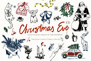 Christmas vector illustration doodle, an Object Illustration by Yuliya Derbisheva (Thumbnail 1 of 12)