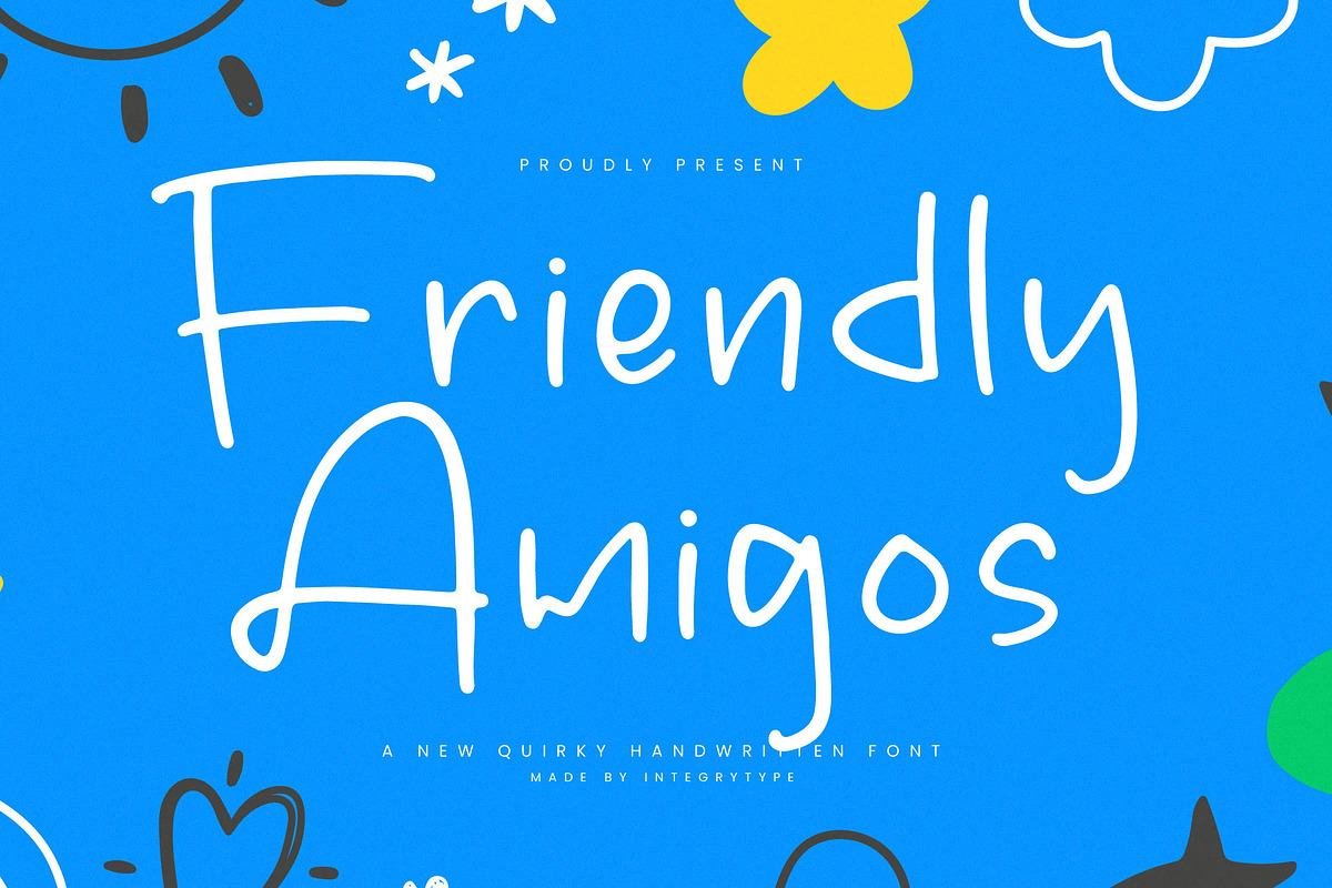 Friendly Amigos, a Handwritten Font by Integritype Studio (Photo 1 of 15)