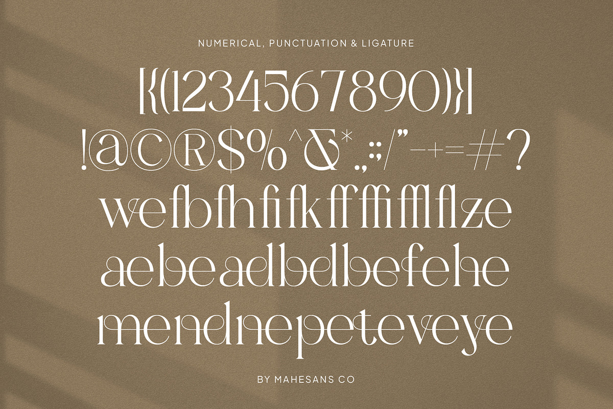 Belove – Modern Elegant Serif, a Serif Font by Mahesans Co (Photo 10 of 11)