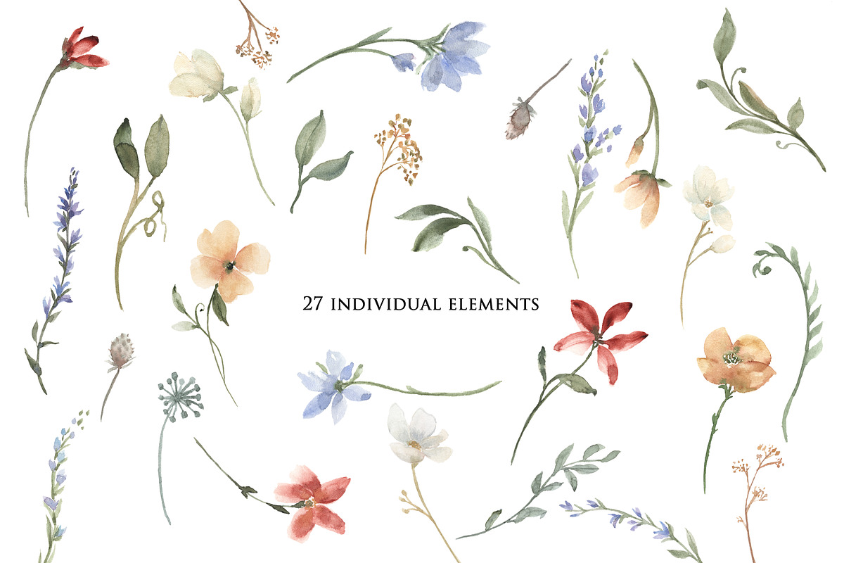 Wildflowers and Butterflies, an Illustration by Graphic Blue Bird (Photo 3 of 5)