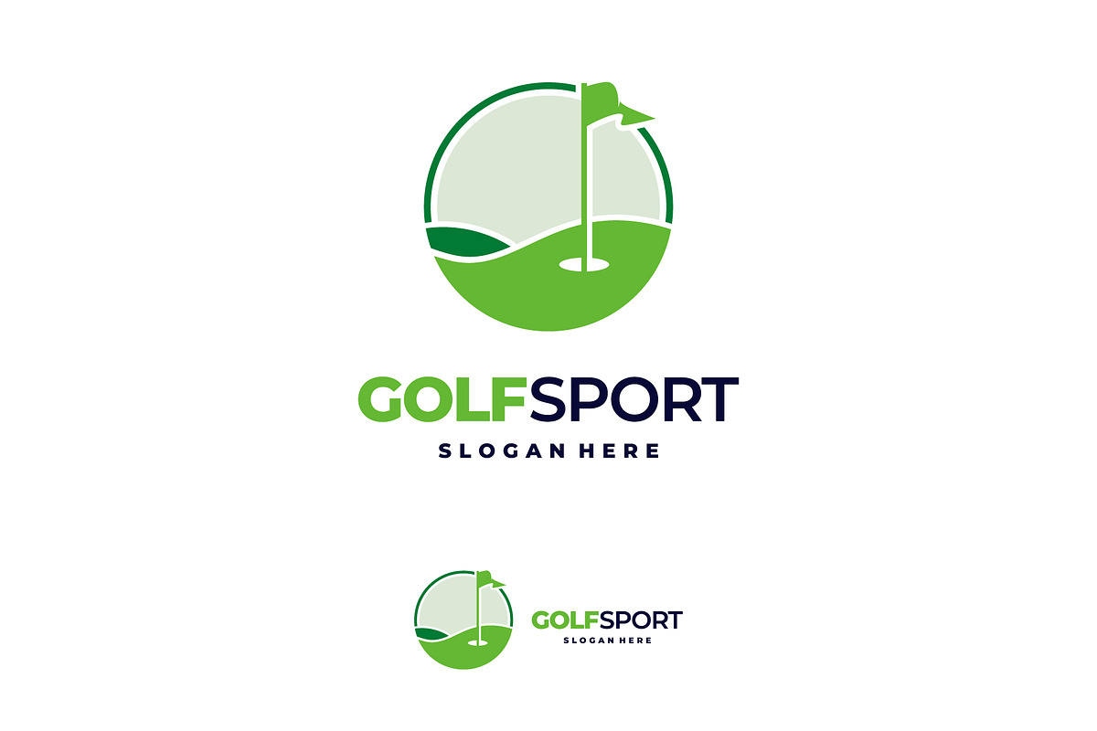 Set of Iconic Golf logo designs, a Design Template by Lucky Creative (Photo 3 of 5)