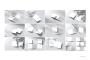 Square Bifold Brochure Mockup, a Books & Magazine Mockup by Mockup Supper (Thumbnail 2 of 13)