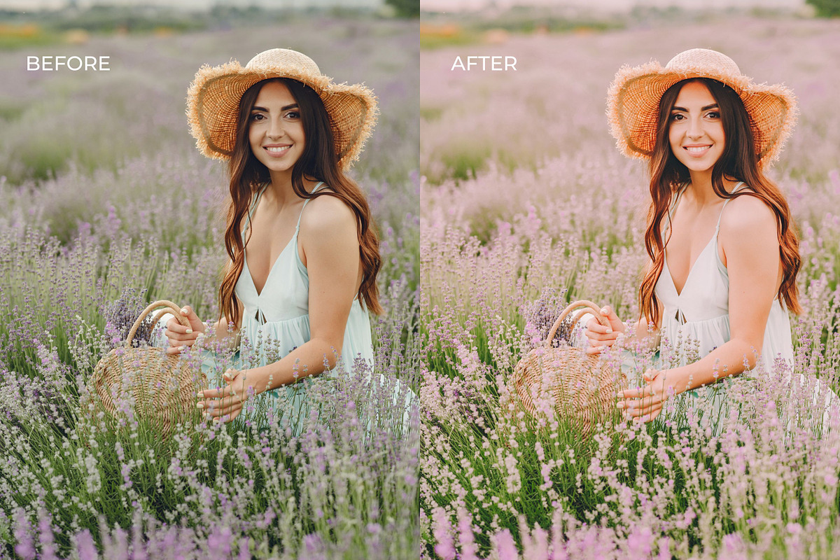 5 SPRING BLOSSOM LIGHTROOM PRESETS, an Action Add-On by Emma Kate Creative (Photo 6 of 10)