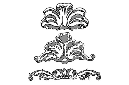 Greek decorative element flower