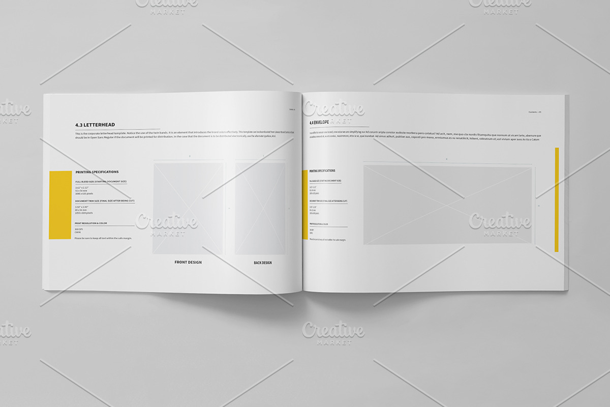 Brand Manual 32 Pages A4 / US Letter, a Brochure Template by Mastergfx (Photo 9 of 31)