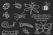 Cute doodle garden bugs, an Animal Illustration by Liz Pengilley Studio (Thumbnail 3 of 4)