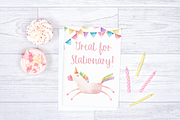 Watercolor Unicorn Clipart, an Animal Illustration by DigitalArtsi (Thumbnail 5 of 5)