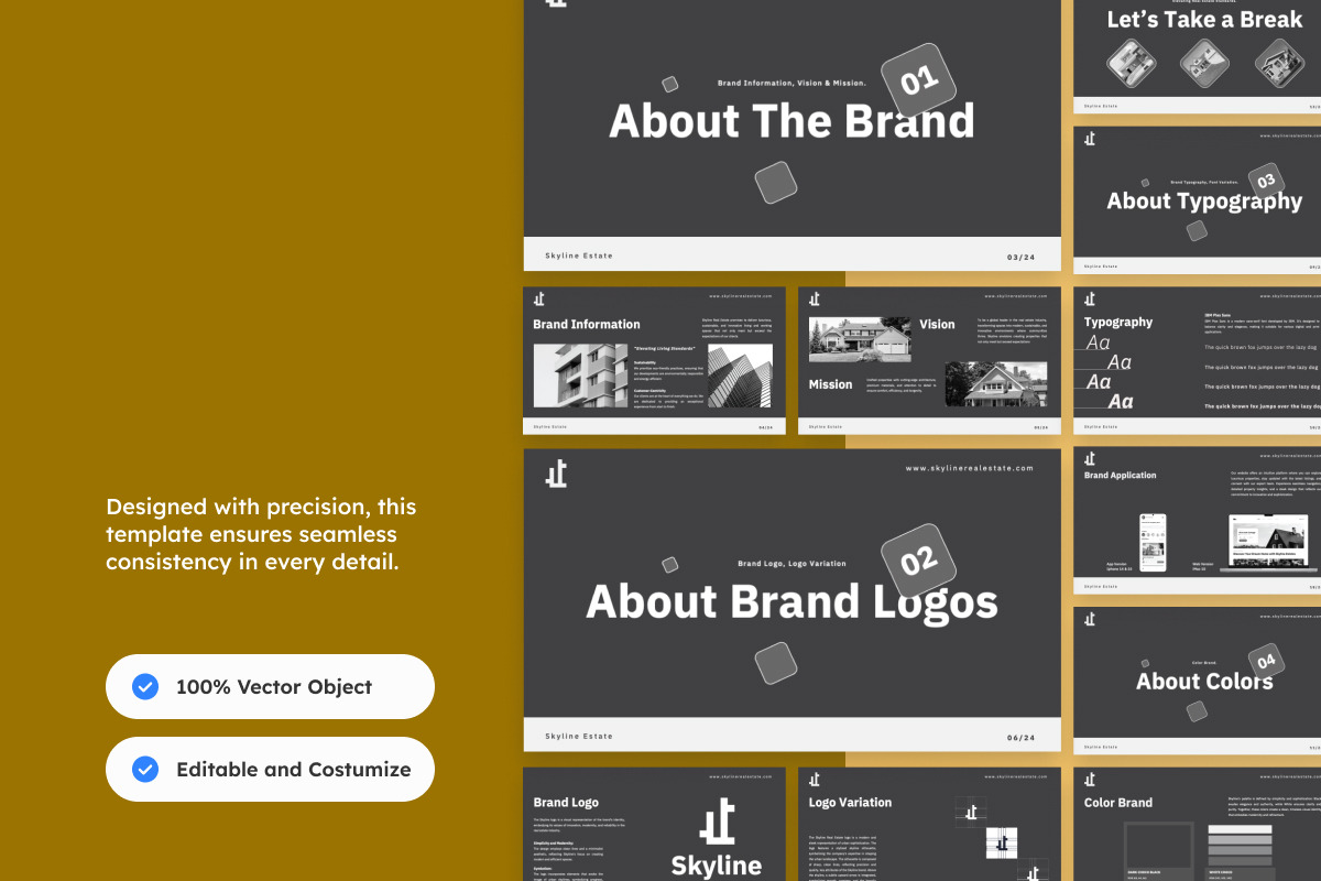Brand Guideline Presentation V2, a Presentation Template by productype1 (Photo 3 of 4)