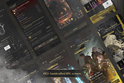 Crownfall Dark Fantasy RPG Game UI, an UI Kit Template by Timber Store (Thumbnail 7 of 8)
