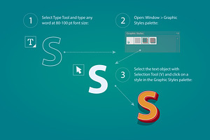 AI CS6 Graphic Styles Retro