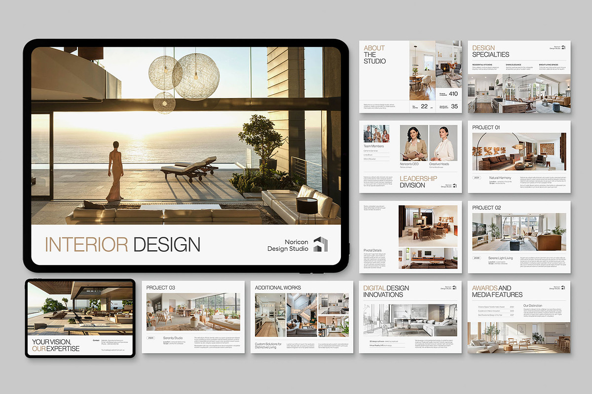 Digital Portfolio Template, a Brochure Template by BrandPacks (Photo 5 of 5)