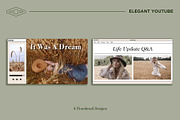 Elegant Youtube Branding Kit, a Social Media Template by Tangerine Nation (Thumbnail 9 of 16)