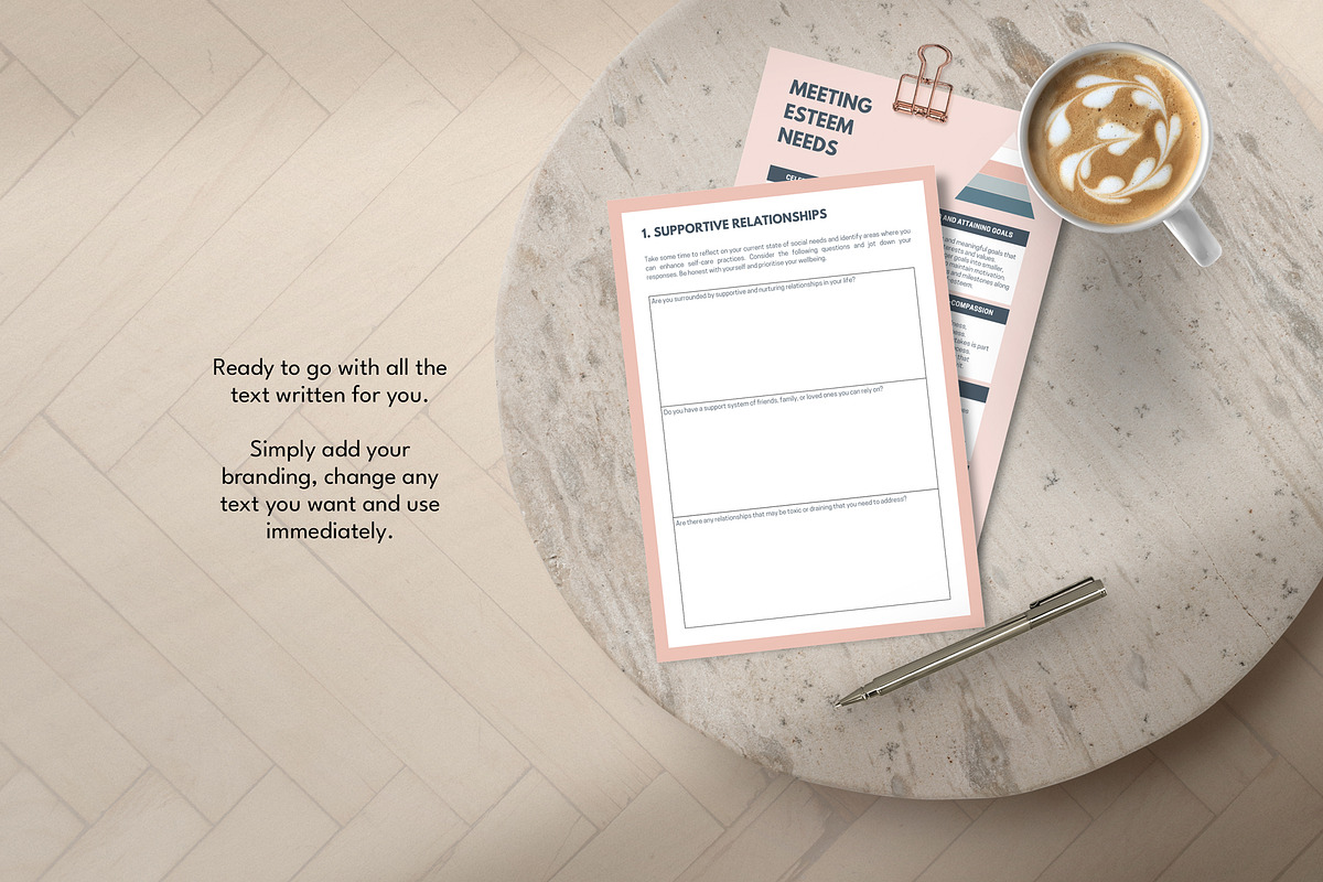 Maslow’s Hierarchy Canva Templates, a Templates & Theme by Miri Campbell (Photo 6 of 8)