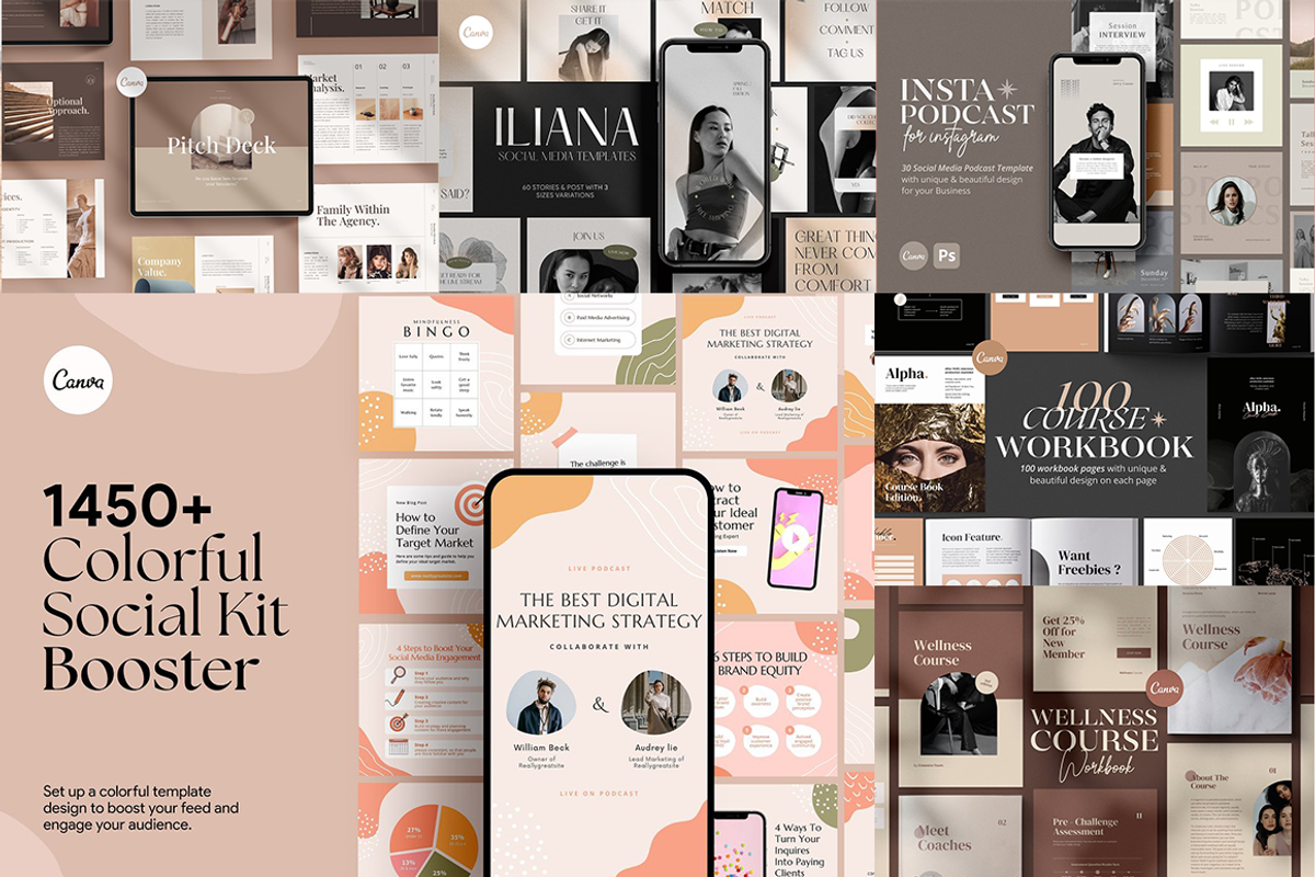 Whole Shop Bundle Templates, a Templates & Theme by Creavora (Photo 7 of 8)
