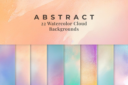 Watercolor Cloud backgrounds