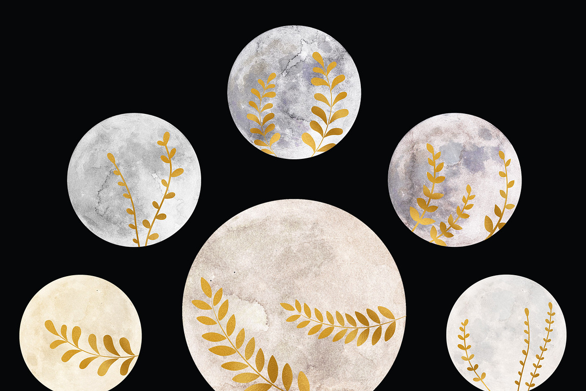 20% OFF! MYSTICAL MOONS, a Work Illustration by Chus Moreno Studio (Photo 7 of 11)