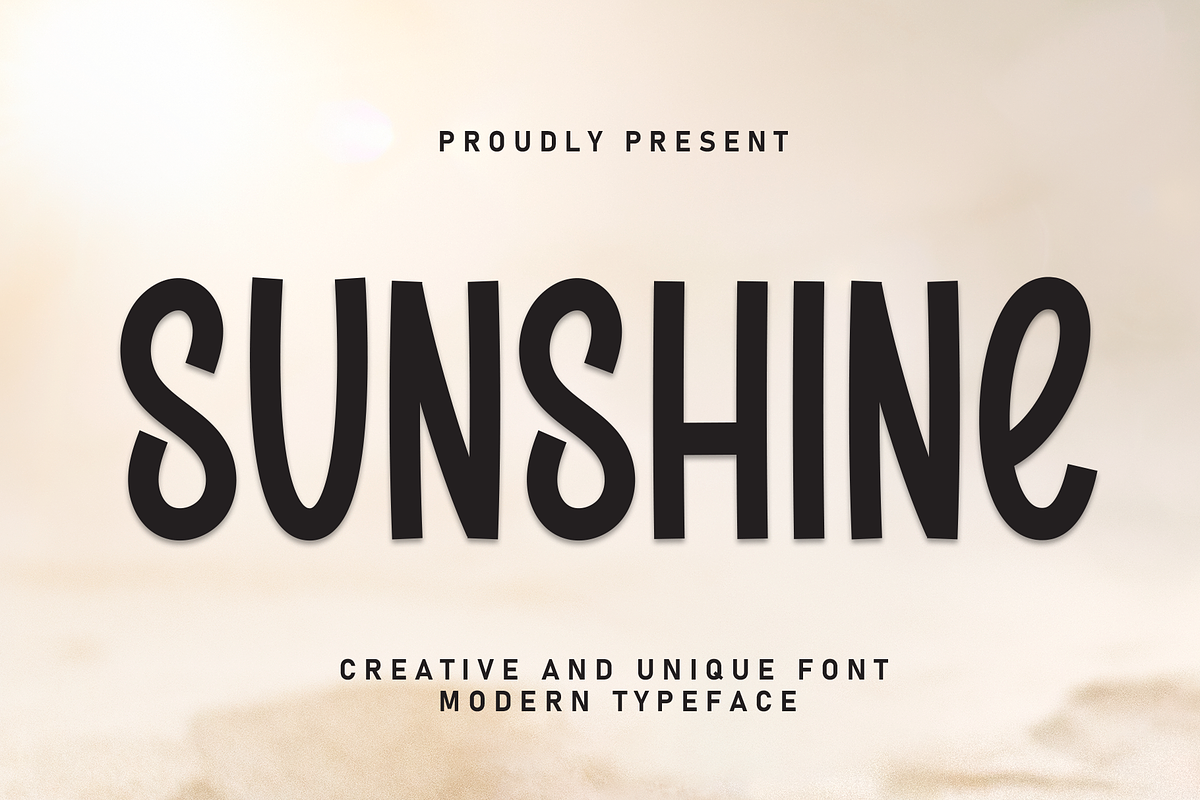 Sunshine | Script Font, a Script Font by Scratchones (Photo 1 of 8)