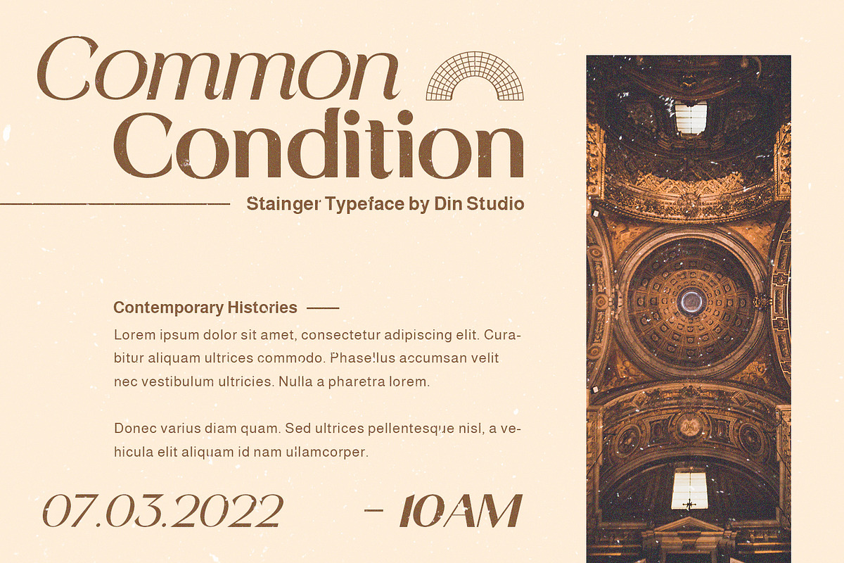 Stainger, a Sans Serif Font by din-studio.com (Photo 3 of 11)