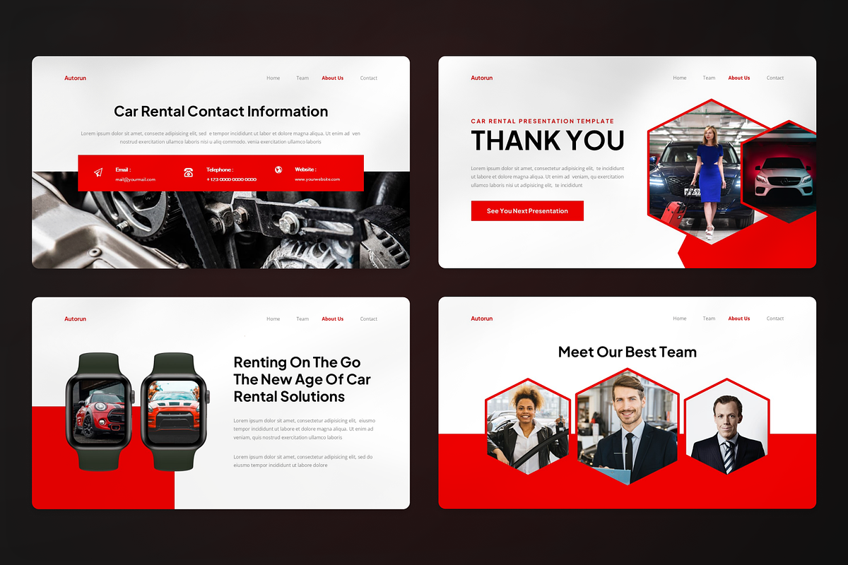 Car Rental Presentation Google Slide, a Presentation Template by SquidPixey (Photo 4 of 7)