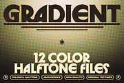 Color Halftone Gradient Textures, a Texture Graphic by pixelbuddha.net (Thumbnail 1 of 8)
