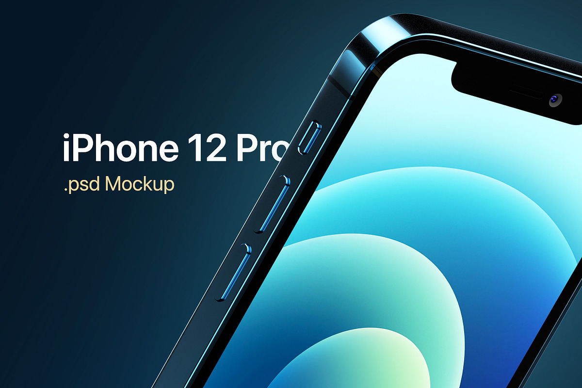 iPhone 12 Pro Mockup, an iPhone Mockup by Jérémy Paul (Photo 1 of 6)
