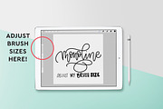 iPad Lettering Brush Monoline, a Brush Add-On by Hewitt Avenue (Thumbnail 4 of 4)