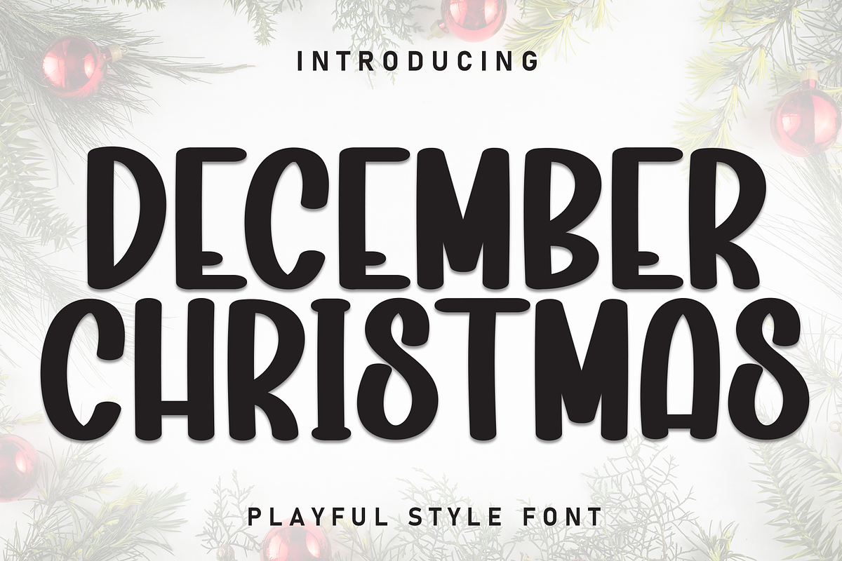 December Christmas | Script Font, a Script Font by Scratchones (Photo 1 of 8)