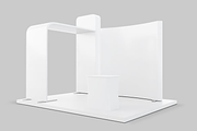 Exhibition Stand Mockup Set, an Advertising Mockup by graphicsauce (Thumbnail 2 of 4)
