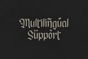 Silverback - Blackletter Typeface, a Blackletter Font by LetterStuff Typefoundry (Thumbnail 3 of 7)