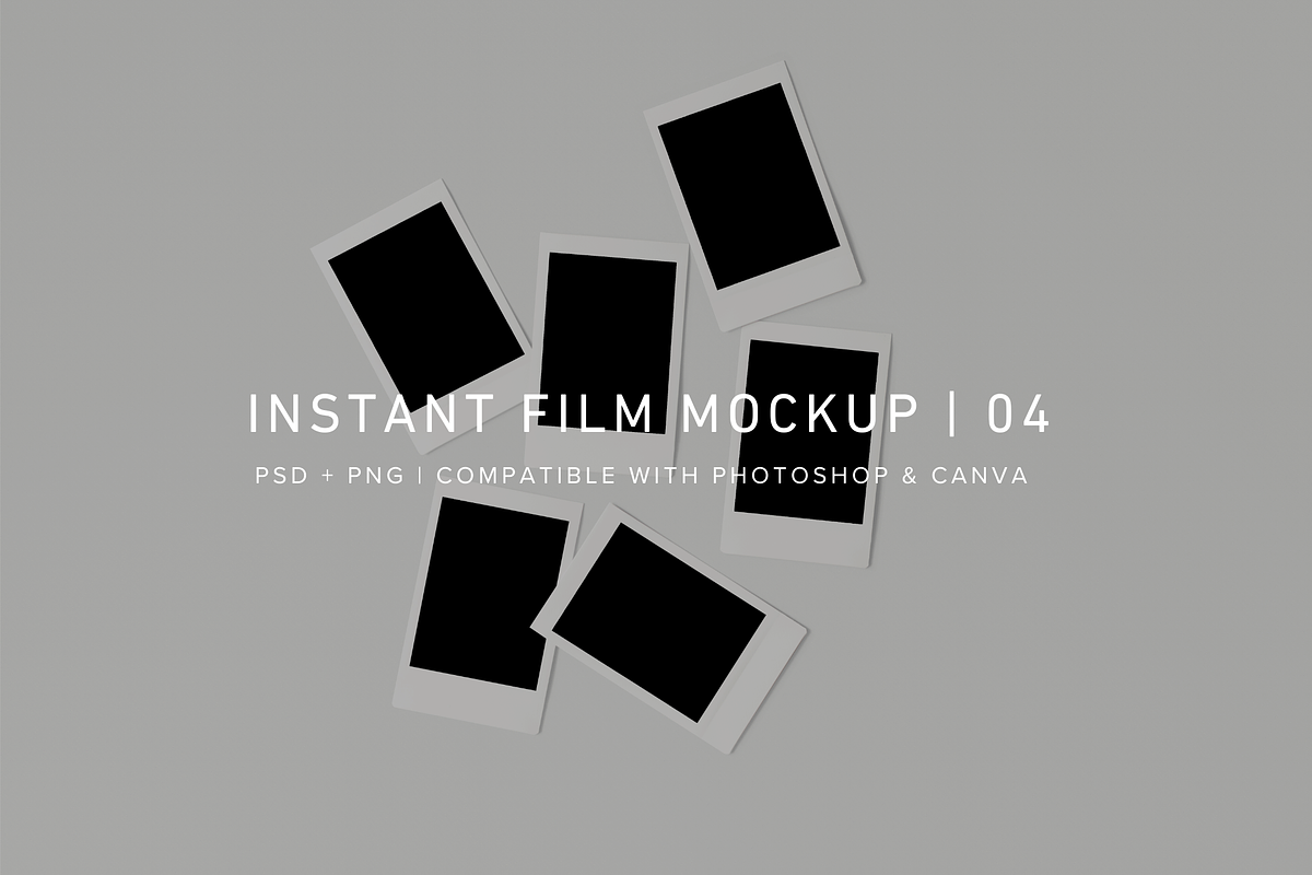 Instant Film Photo Mockup | PSD, PNG, a Product Mockup by Pretty Techie (Photo 1 of 2)