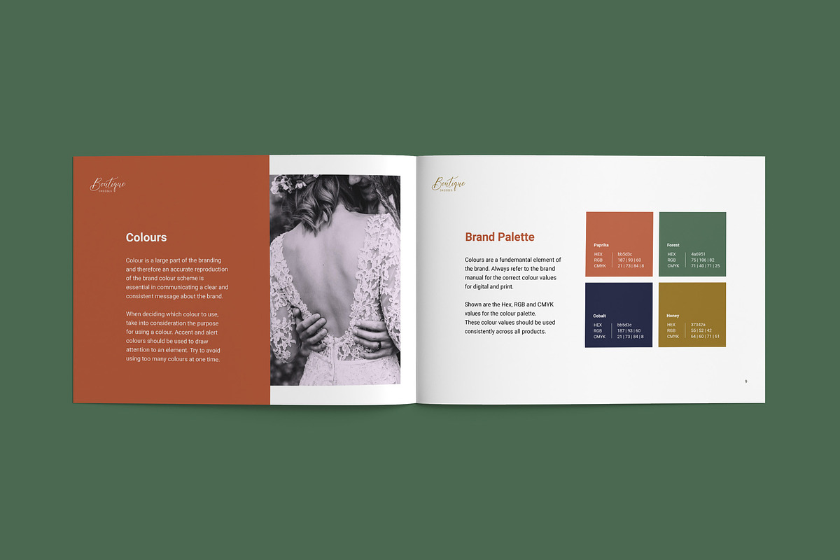 Tawny - Brand Guide, a Brochure Template by Letterlust Studio (Photo 7 of 15)