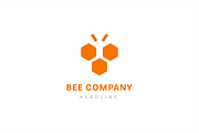 Bee company logo template., a Branding & Logo Template by Anton Akhmatov (Thumbnail 2 of 3)