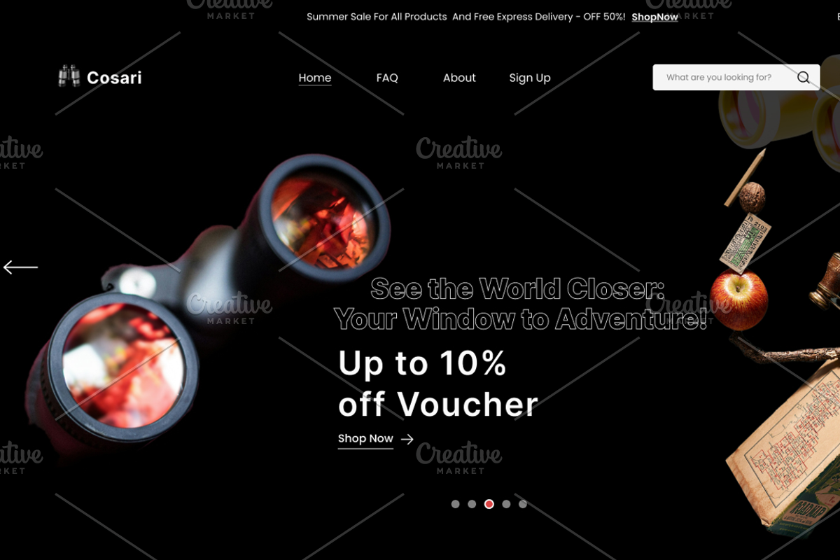 Premium E-commerce Site Landing Page, a Landing Page Template by Premium Designs (Photo 1 of 3)