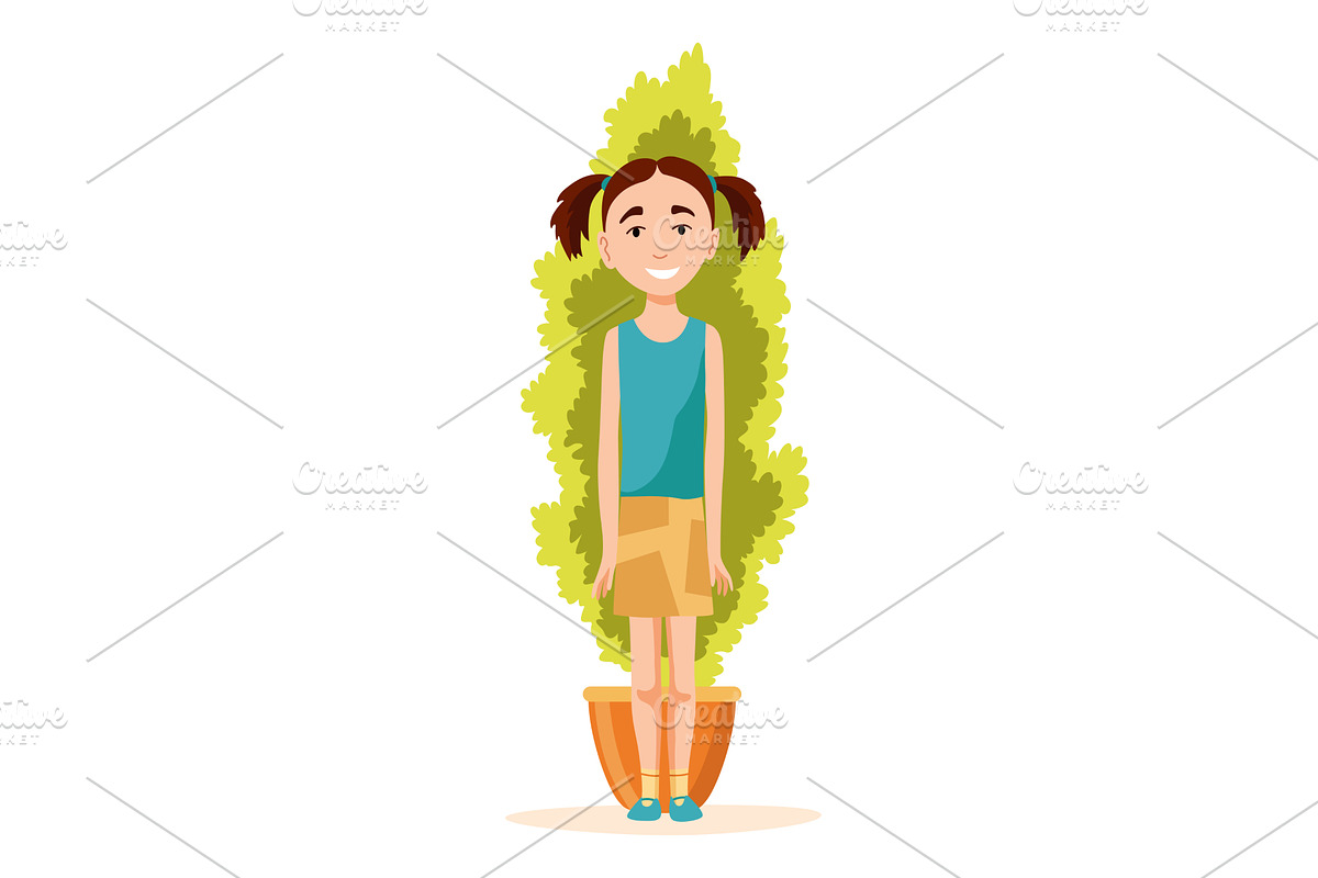 Kid playing hide and seek. Playing, an Illustration by the8monkey