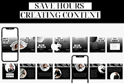 Black and White Instagram Carousels, a Social Media Template by Oh So Social Boutique (Thumbnail 4 of 6)
