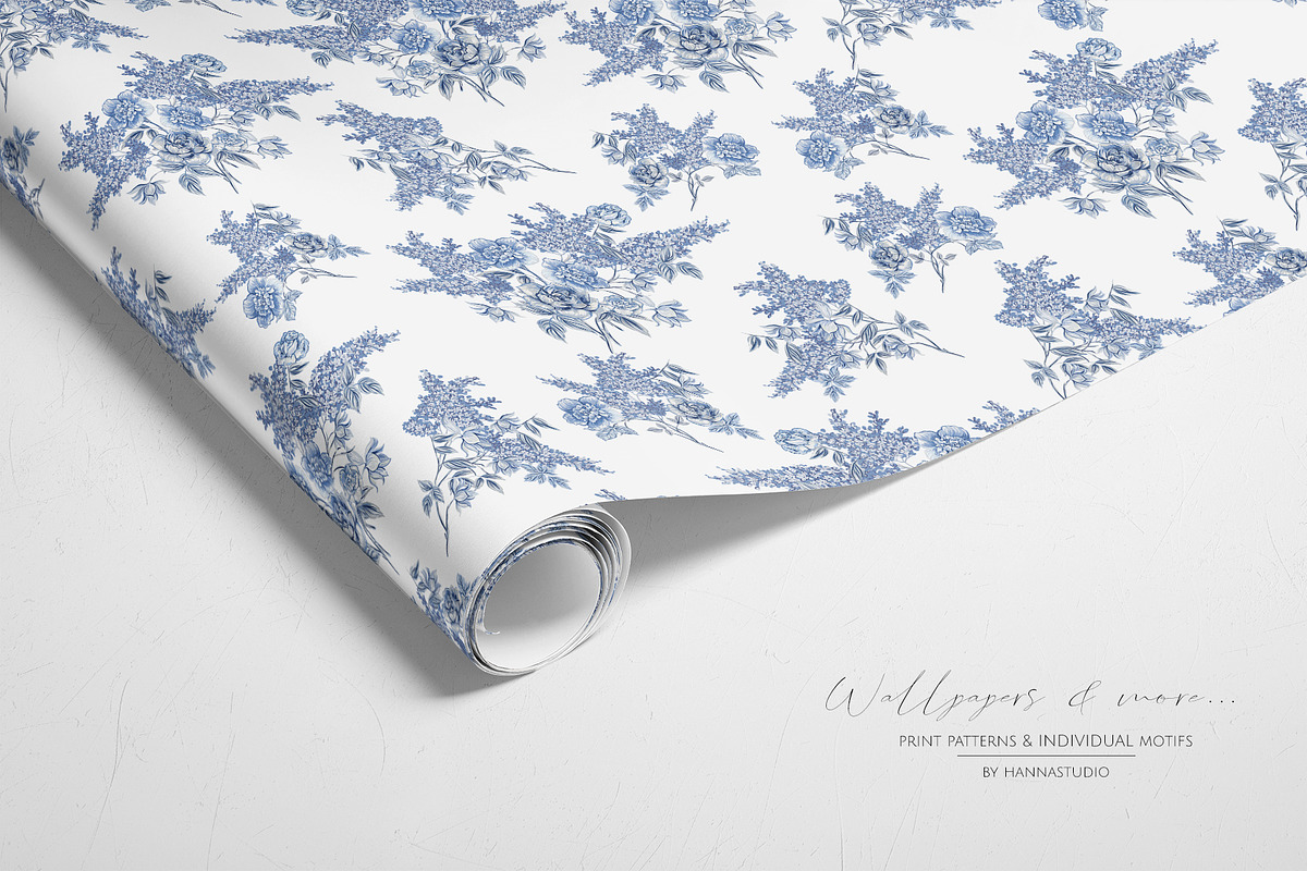 LASCANA GARDEN, Luxury Print Pattern, a Pattern Graphic by HannaStudio (Photo 6 of 9)